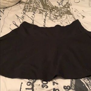 Black skater skirt